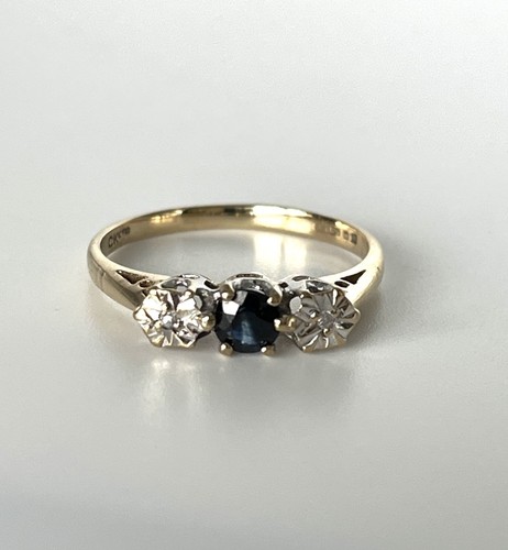 9ct gold sapphire and - gold,