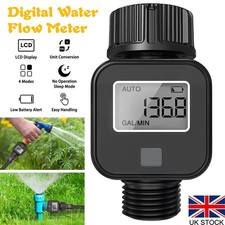Digital Water Flow Meter IPX5 Waterproof Measure Water Consumption and Flow Rate