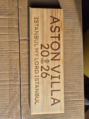 Handmade wooden aston villa - aston,