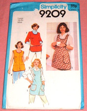 SIMPLICITY SEWING PATTERN 9209