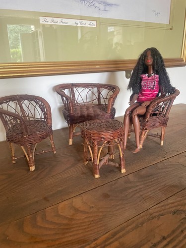 Vintage barbie sindy wicker - vintage,