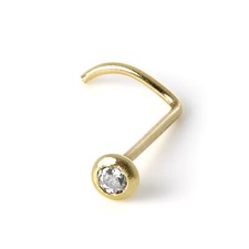 9ct Gold & 2mm Round Rubover