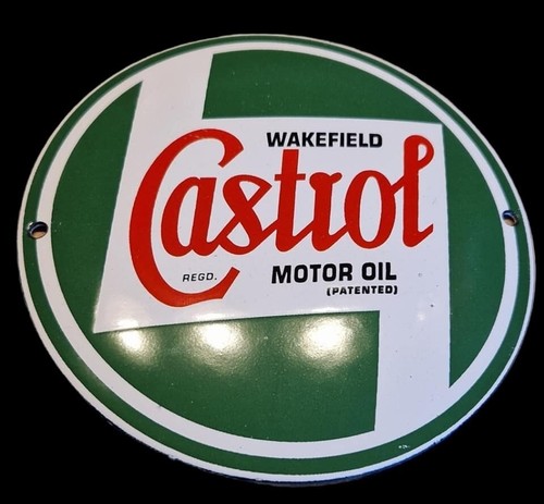 Castrol porcelain - (garage).,