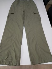 Ladies' New Khaki Cargo Trousers Size UK 10