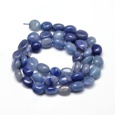 Dumortierite Gemstone Nugget Beads - Natural Blue Crystals - 5mm x 6mm -1 Strand