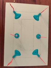 Subbuteo 2 half way flags 4 corner flags