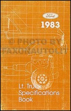 1983 Ford Truck Service