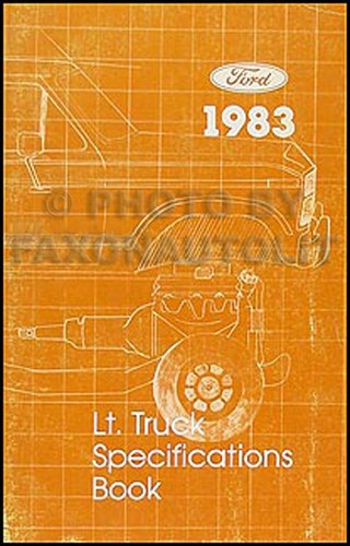 1983 ford truck - ford, service