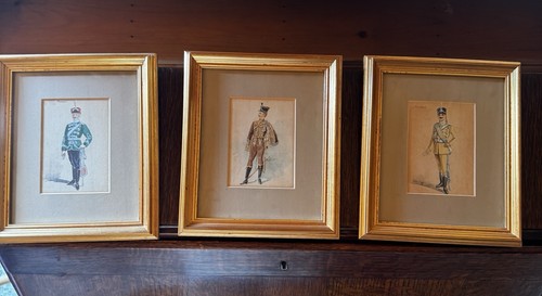 Set framed hand - of, 3