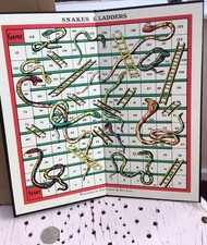 Jaques Snakes & Ladders Board Only