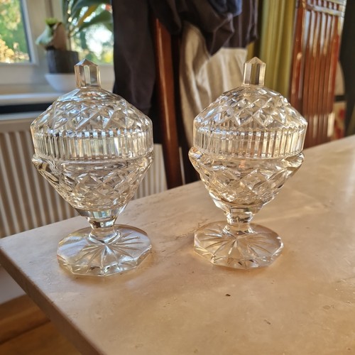Antique pair georgian - pair, cut