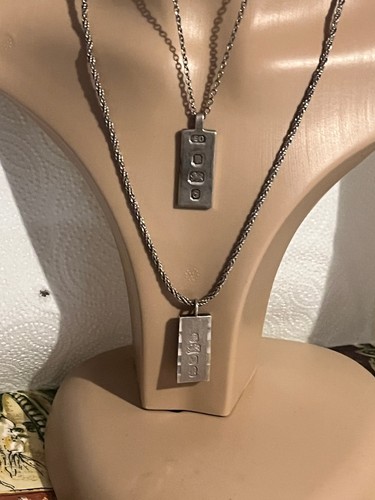 Silver ingots and - ingots,