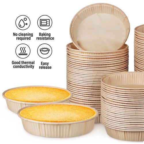 100 pcs paper baking - pcs, trays
