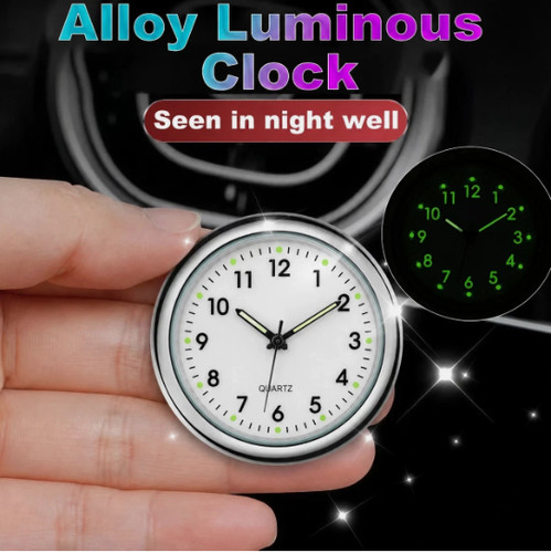 Car gauge clock luminous - car,
