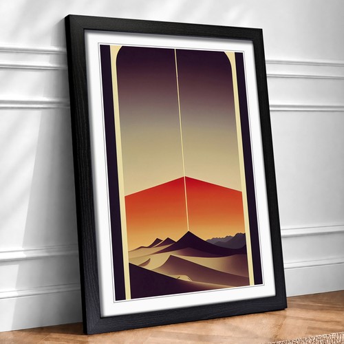 Desert art deco - desert,