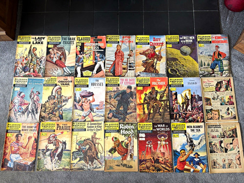 Classics illustrated comic - illustrated,