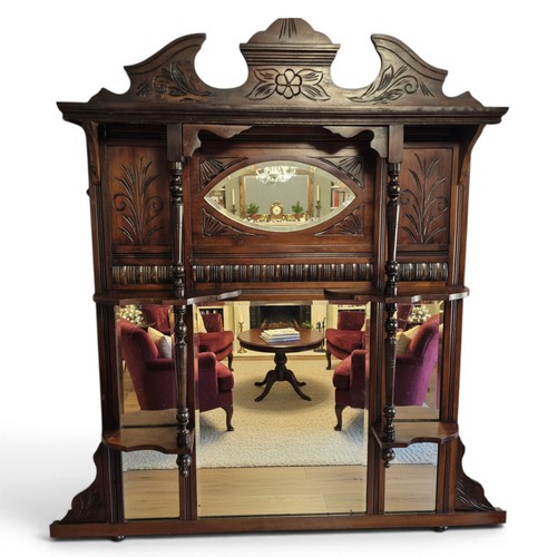 Edwardian overmantel hall - edwardian,