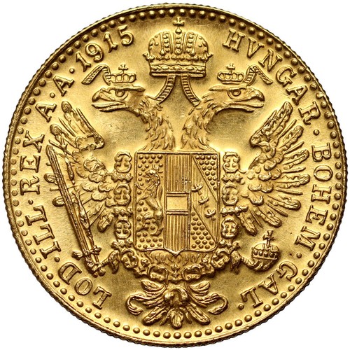 Austria 1915 gold ducat - gold, (1