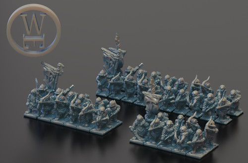 Orc archers 10mm detailed - archers,