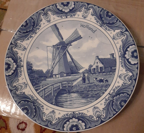 Round delft blue delfino - round,