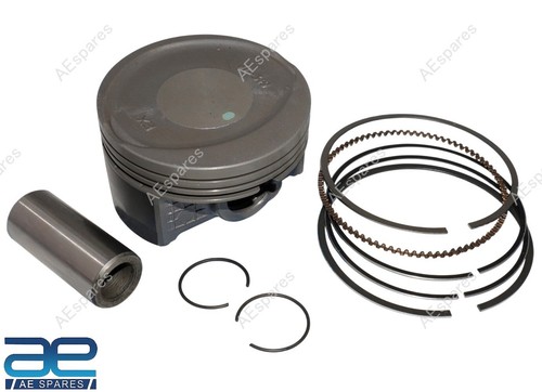 Piston with ring circlips - circlips, for
