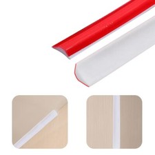 6m TPE Skirting Board Trim Self Adhesive Beading Laminate Flooring Plastic White