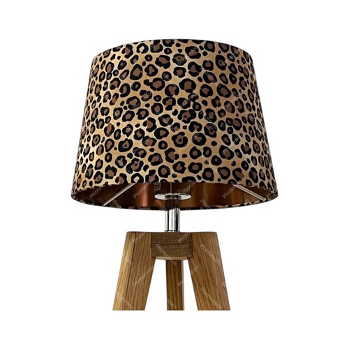 Lampshade tapered leopard - tapered,