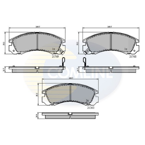 Brake pads set - brake,