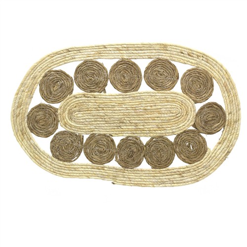 80cm oval bohemian rug - bohemian,