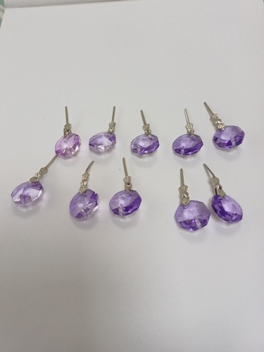 10x round light purple - , crystal