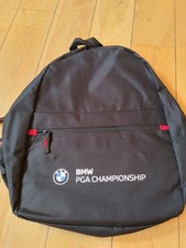BMW PGA Championship Black Backpack Rucksack NEW