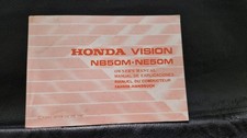 Honda Vision NB50M NE50M  Motorcycle Scooter Owner's manual handbook VG Cond