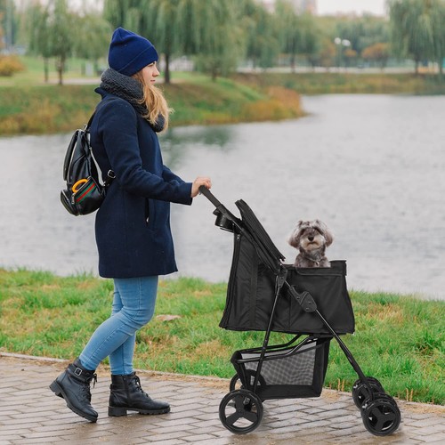 Outdoor pet stroller dog cat - dog,