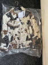 Brand New  Faux Fur Cow Print