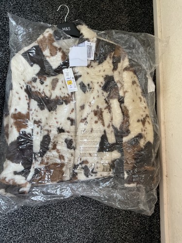 Brand new faux fur cow - faux,