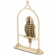 Parrot wooden model kit bird - wooden,