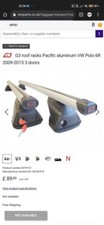 G3 Pacific VW POLO MK5 2009+ 5 Door Roof bar