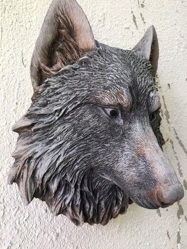 Wolf wall hanging - wolf,