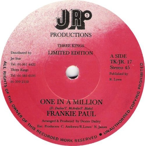 Frankie paul one in a - frankie,