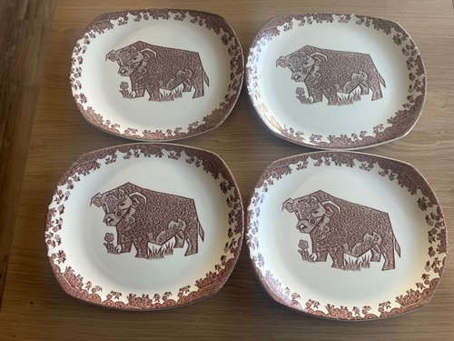 Four vintage english ironstone - four,