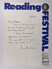 Reading Festival Letter Bogdan