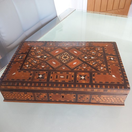 Antique walnut marquetry - antique,