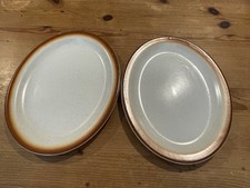 2 Vintage Dudson oval plates