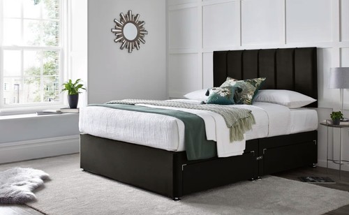 Orthopaedic divan bed set with - bed,