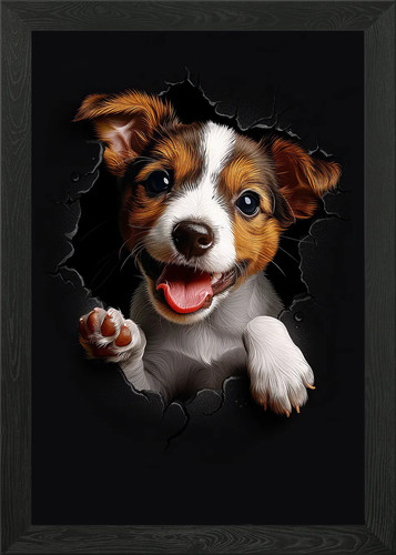Jack russell framed wall art - jack,
