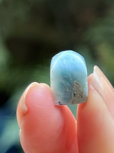 Larimar wand point dolphin - wand,