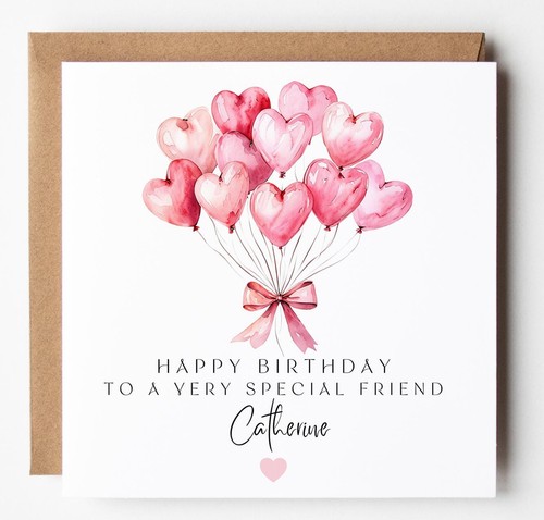 Hearts birthday card heart - birthday, card:
