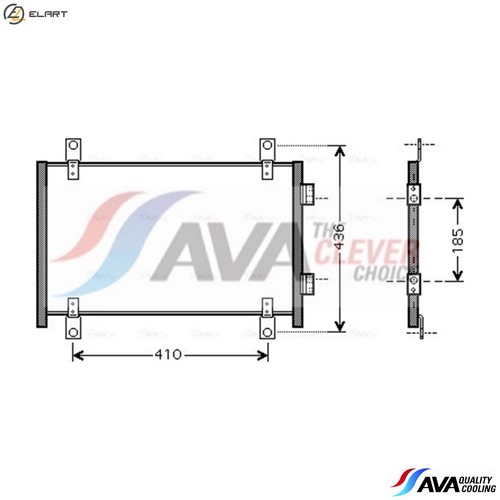 Condenser air conditioning - air,