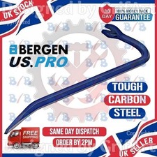 12" 300MM CROWBAR CROW WRECKING PRY BAR METAL HEAVY DUTY EN9 CARBON STEEL TOOL
