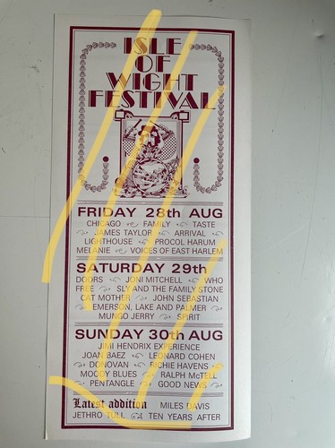 Isle wight original flyer - wight,